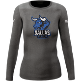 Dallas Bulls | Women's Distressed L/S Tee